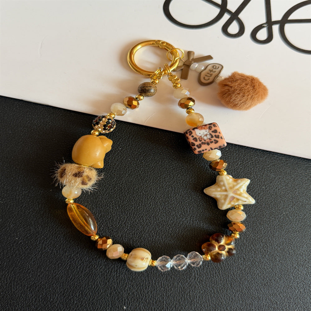 Decorative Beaded Charm Keychain Kalsten 1790135438