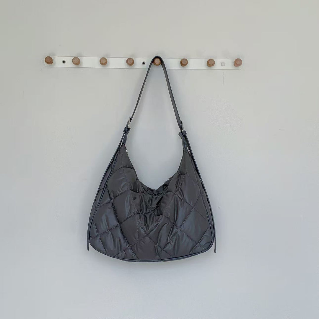 Quilted Padded Shoulder Bag