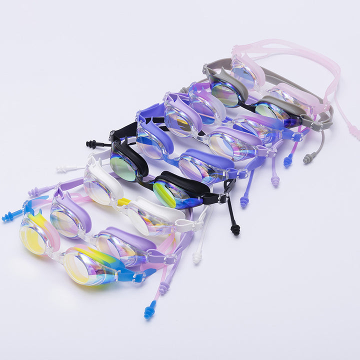 Children's Colorful Hydrodynamic Swim Goggles Kalsten