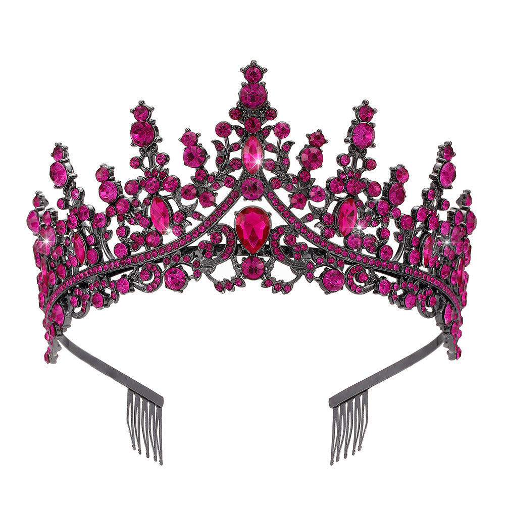 Ladies Rhinestone Tiara with Sparkling Gemstones Kalsten