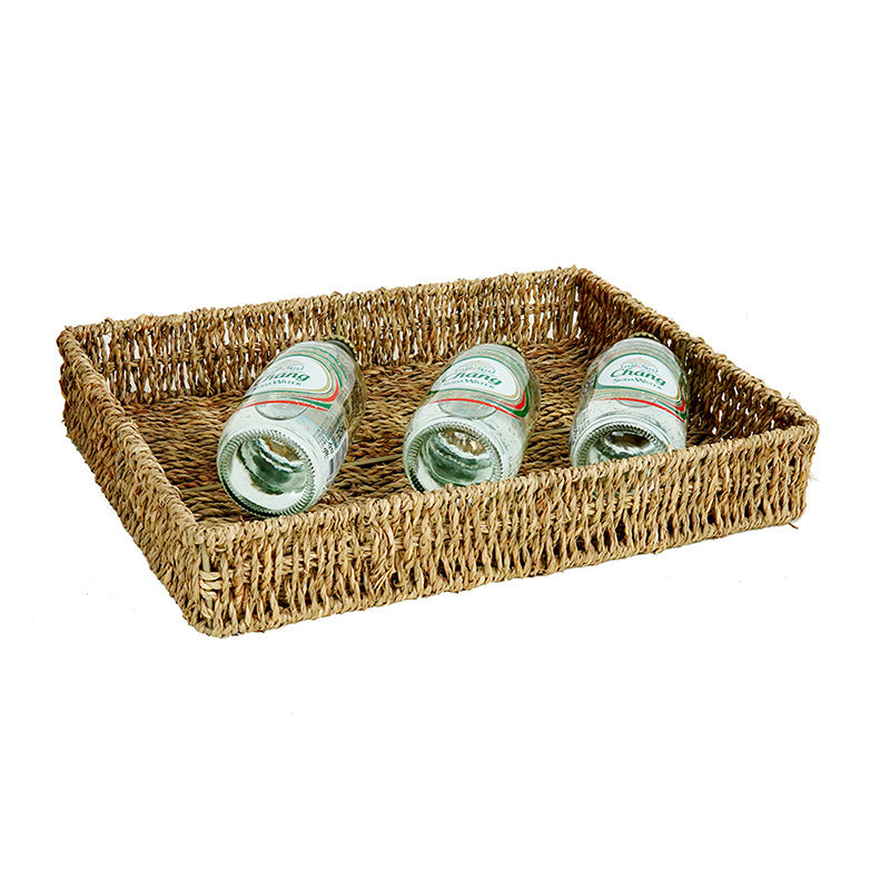 Rustic Handwoven Storage Tray Kalsten