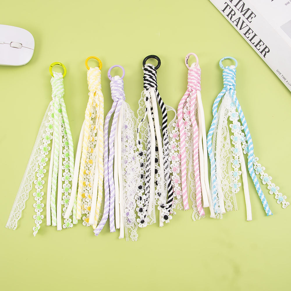 Decorative Lace and Braided Keychain Kalsten