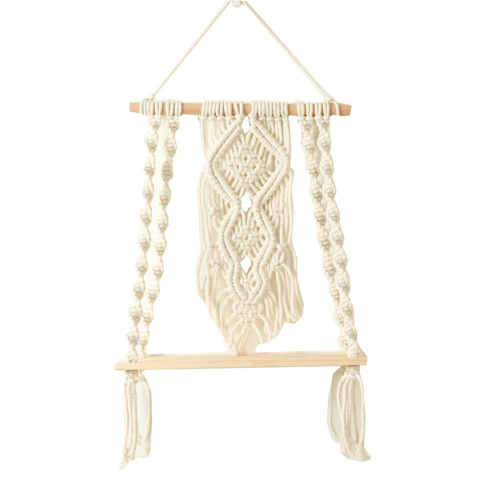 Decorative Macramé Swing Shelf Kalsten