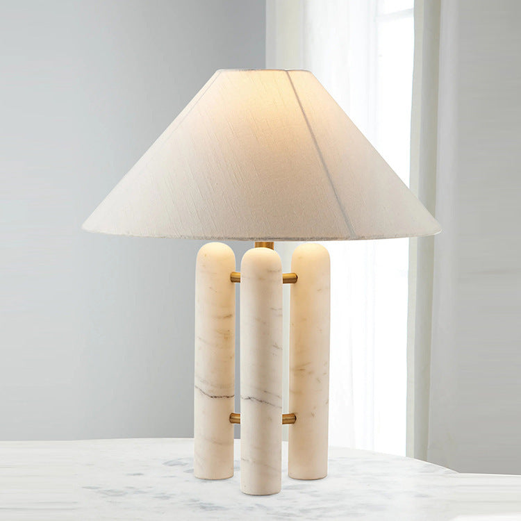 Contemporary Marble Accent Table Lamp