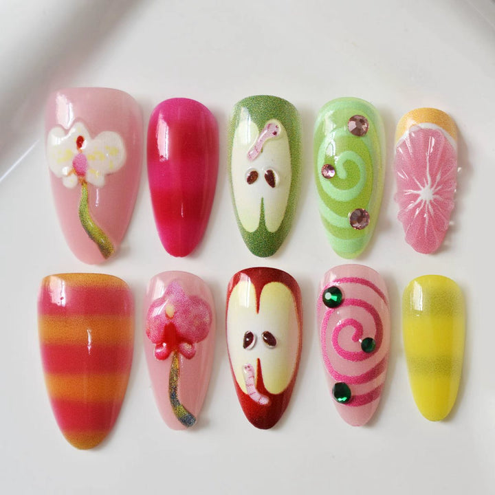 Expressive Decorative Nail Art Extensions Kalsten