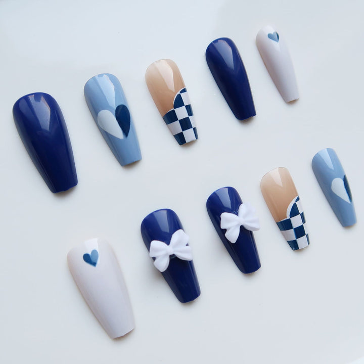 Artistic Decorative Press-On Nail Set 1790727345