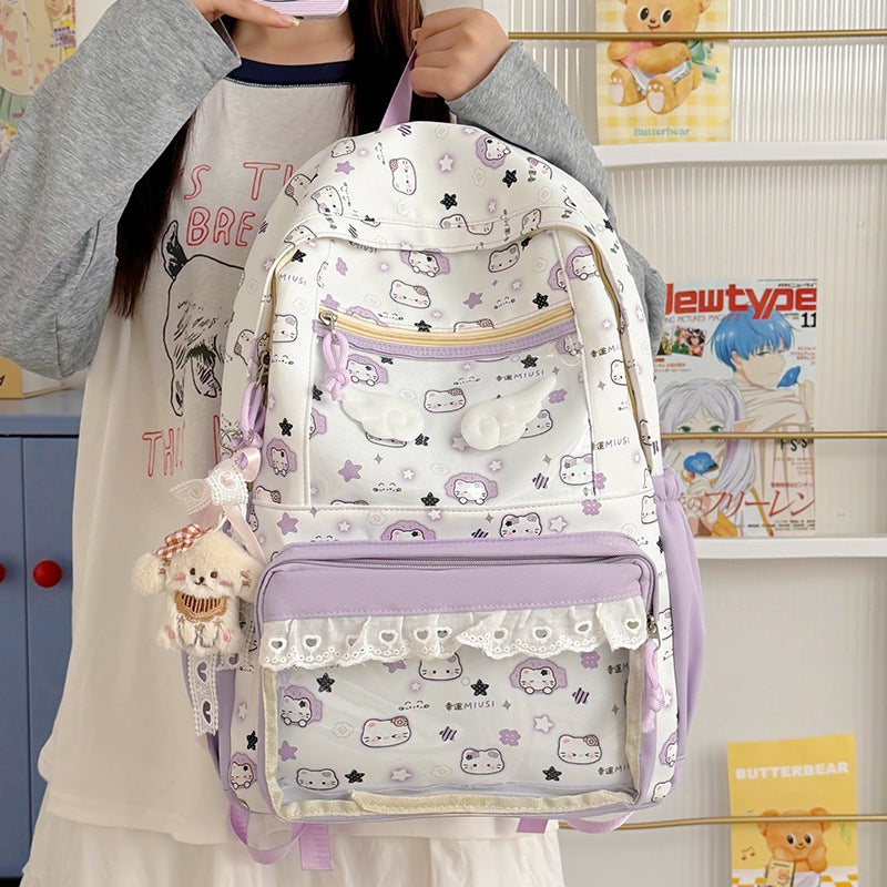 Cute Illustrated Character-Themed Backpack Kalsten