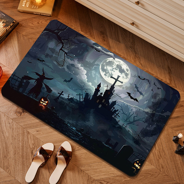 Halloween-Themed Indoor Area Mat Kalsten
