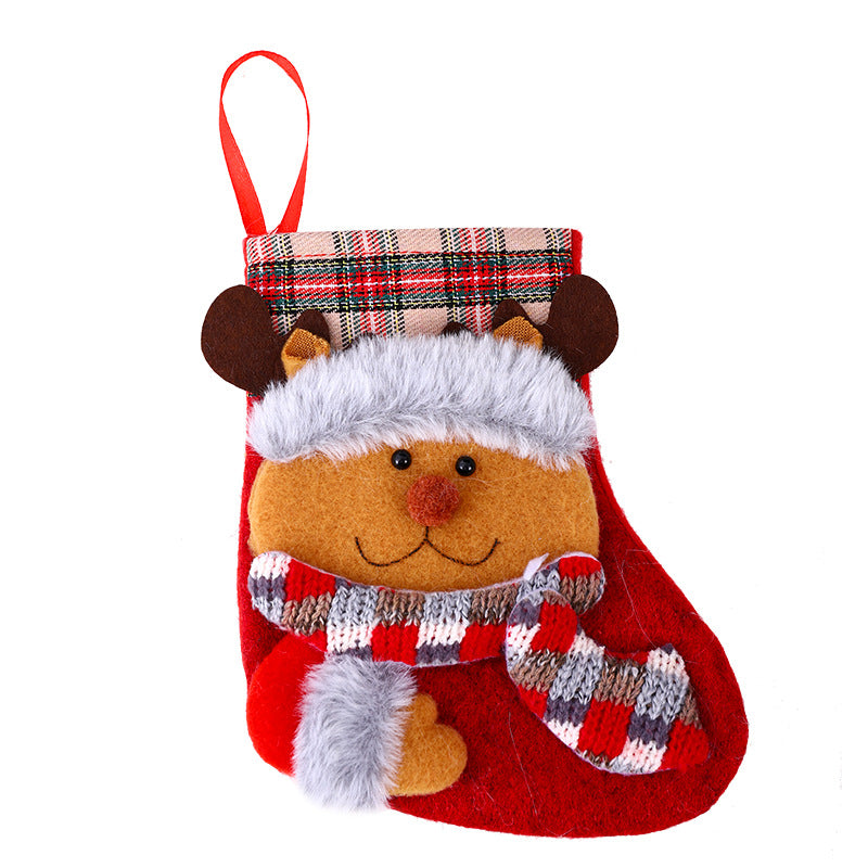 Christmas Fabric Sock Kalsten