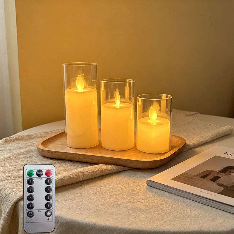 LED Scented Candle with Flame Effect Kalsten