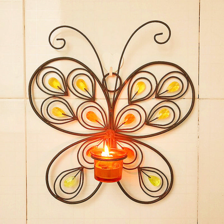 Decorative Butterfly Wall Candle Holder