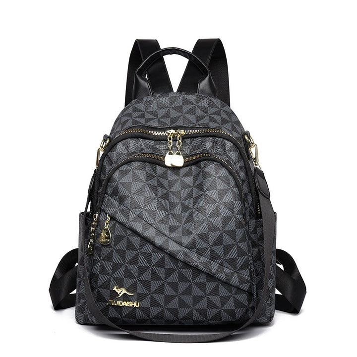 Stylish Geometric Pattern Backpack