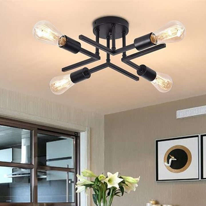 Industrial Style Ceiling Light Fixture