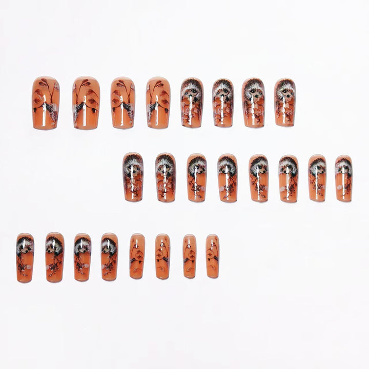 Decorative Hedgehog Nail Art Kalsten
