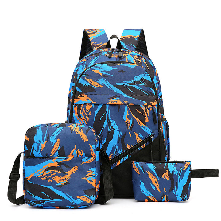 Fashionable backpack set with multiple compartments Kalsten