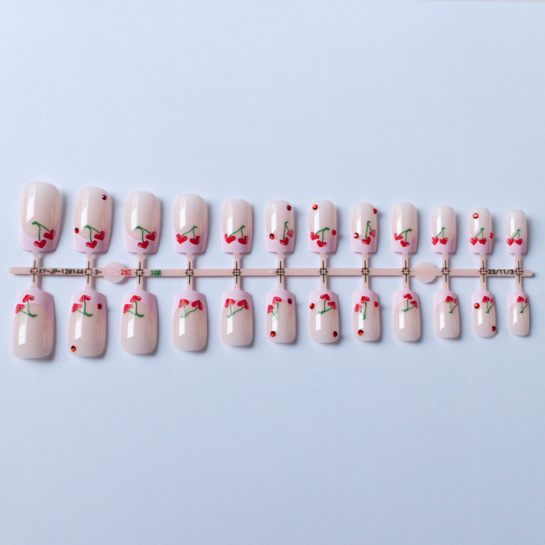 Cherry-Themed Nail Art Kit