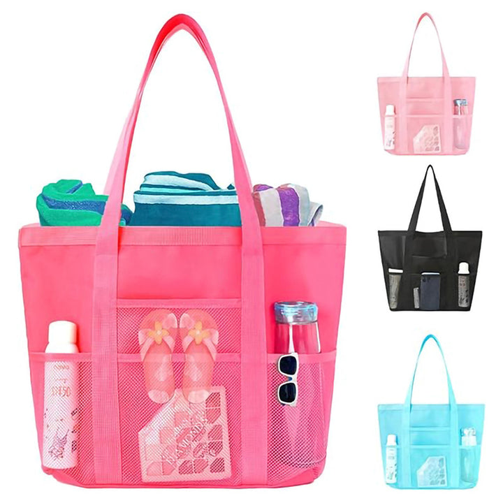 Multifunctional shopping bag with practical outer pockets Kalsten