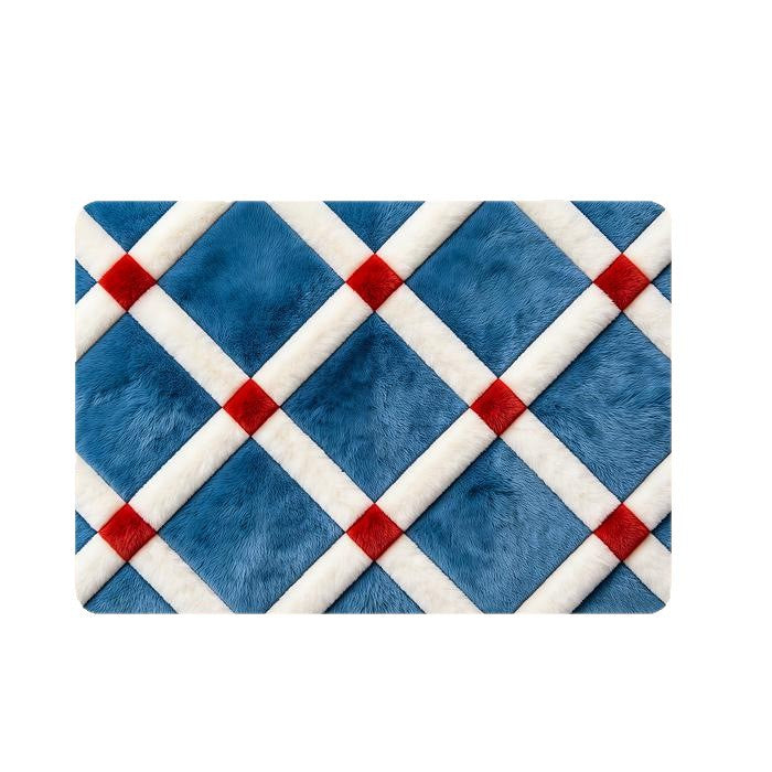 Stylish Geometric Pattern Bath Mat Kalsten