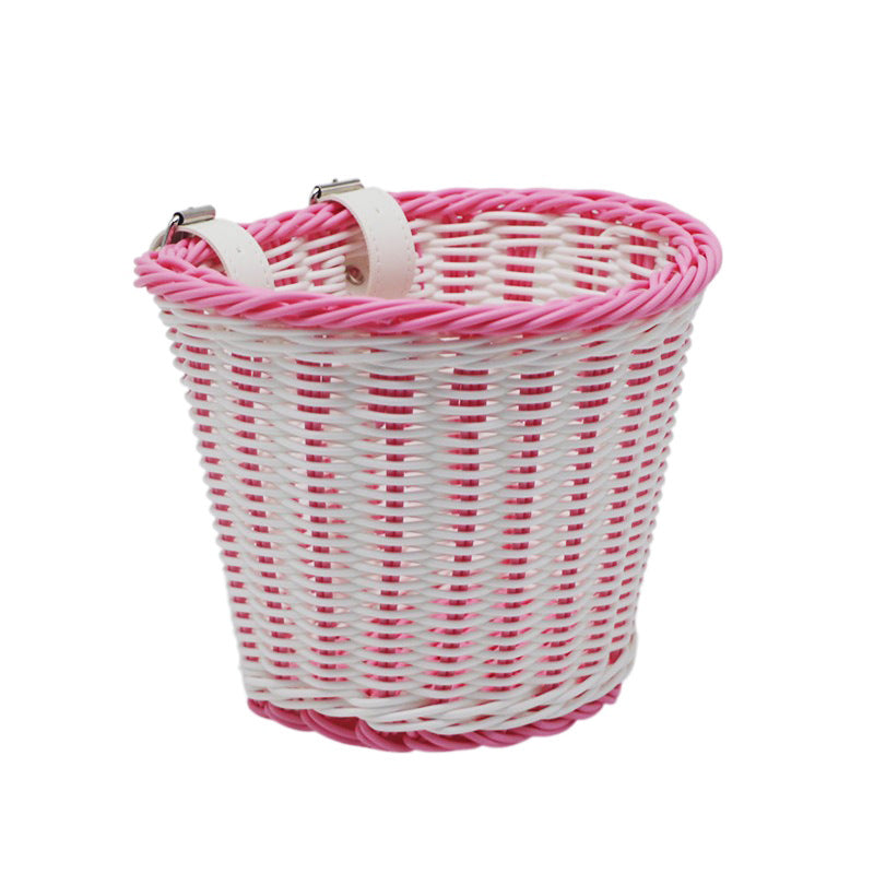 Decorative Woven Bike Basket Kalsten