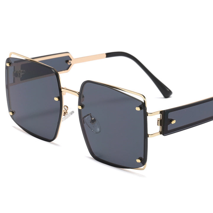 Women's elegant oversized sunglasses with distinctive geometric design Kalsten