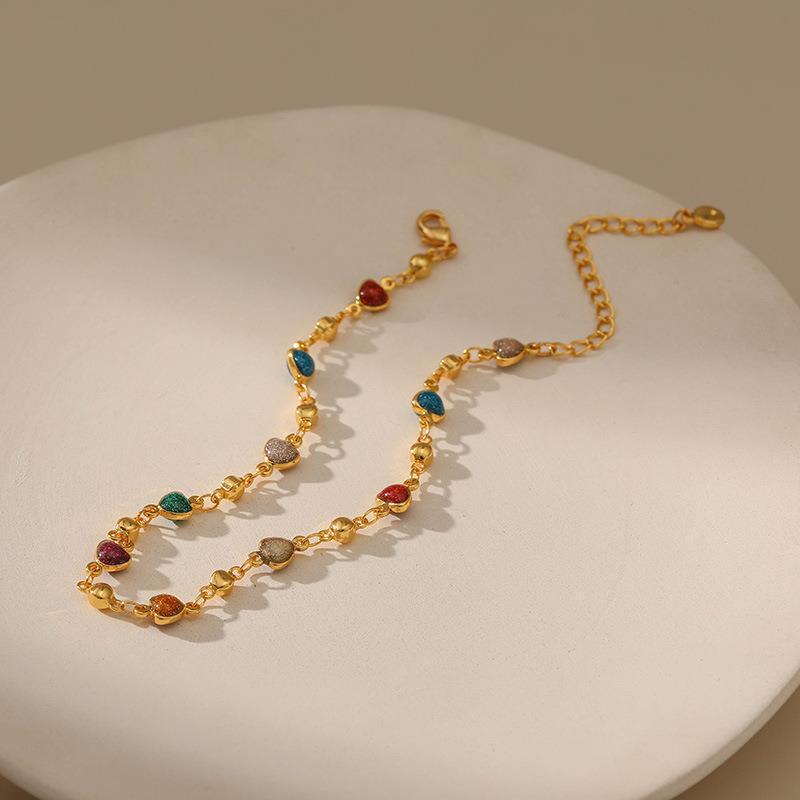 Heart Charm Anklet Kalsten