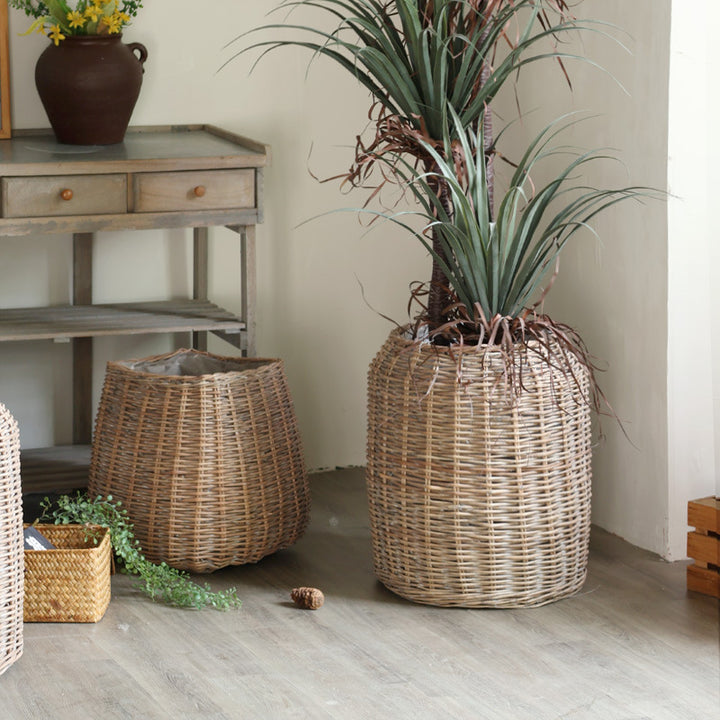 Rustic wicker basket Kalsten