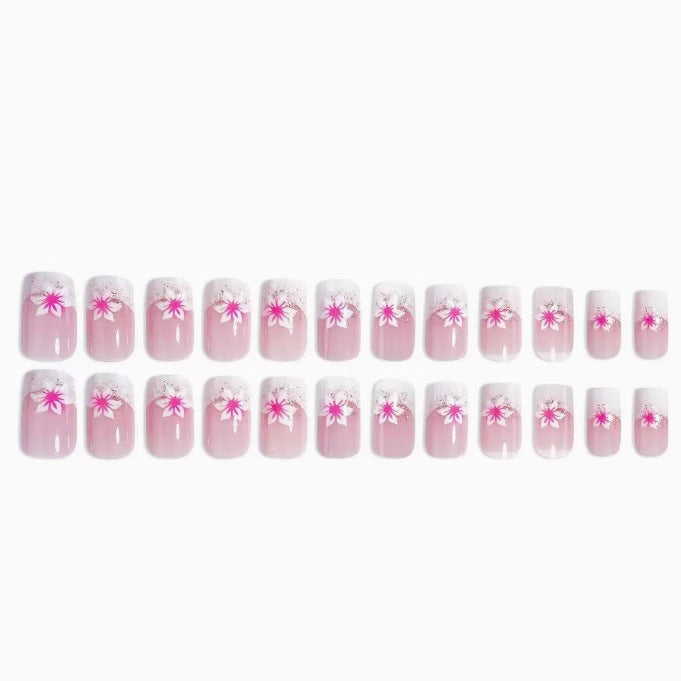 Floral Acrylic Nail Art Enhancements Kalsten