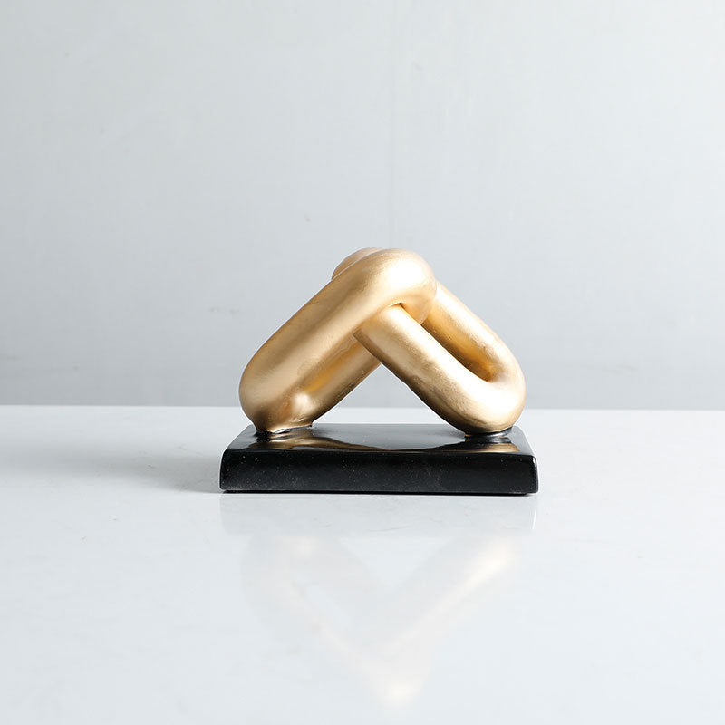 Abstract Decorative Chain Sculpture