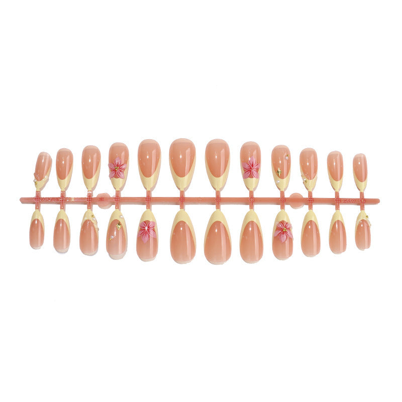 Artificial nail collection with floral accents and elegant embellishments Kalsten
