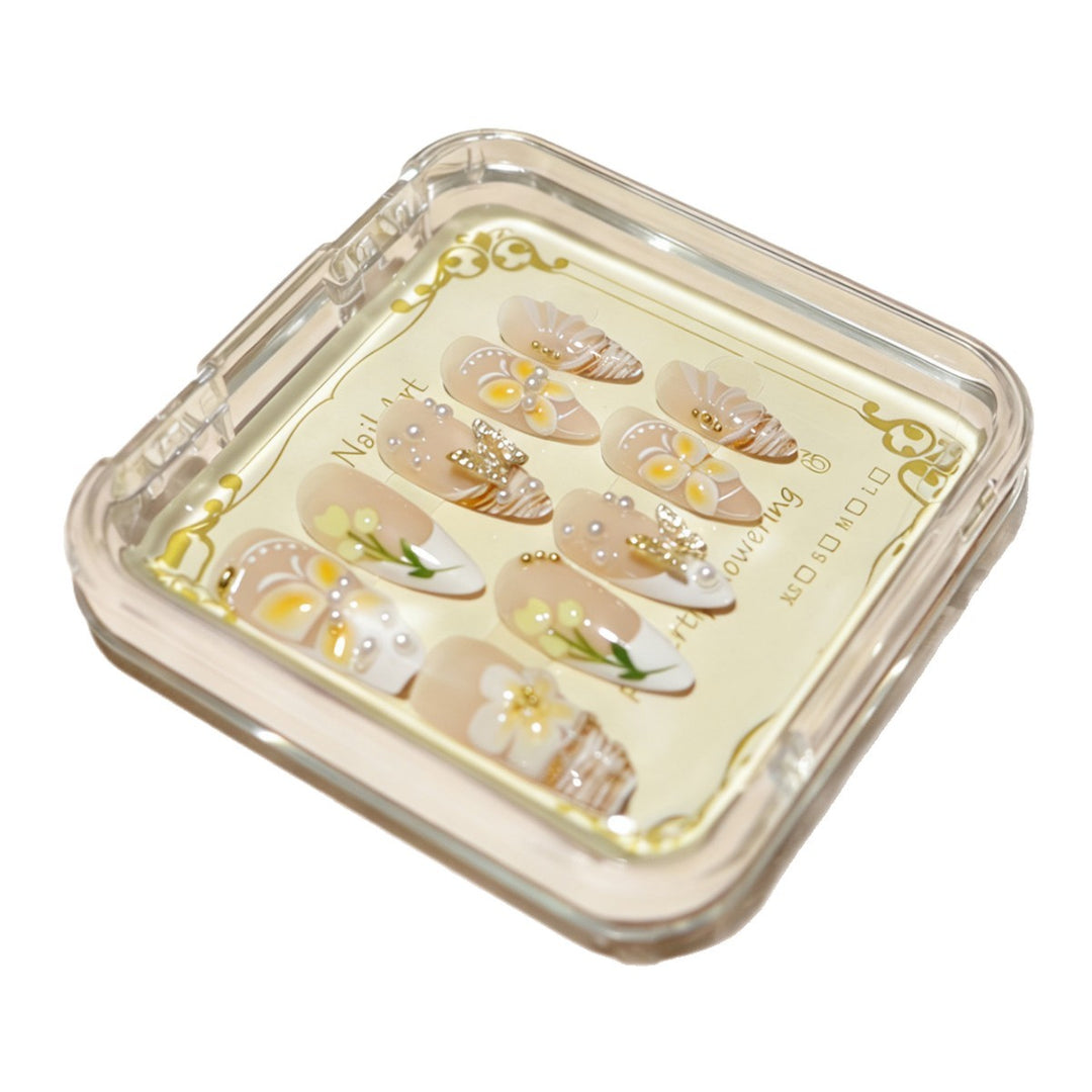 Floral Design Luxury Press-On Nails Kalsten