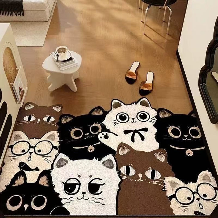 Cat-Themed Area Rug