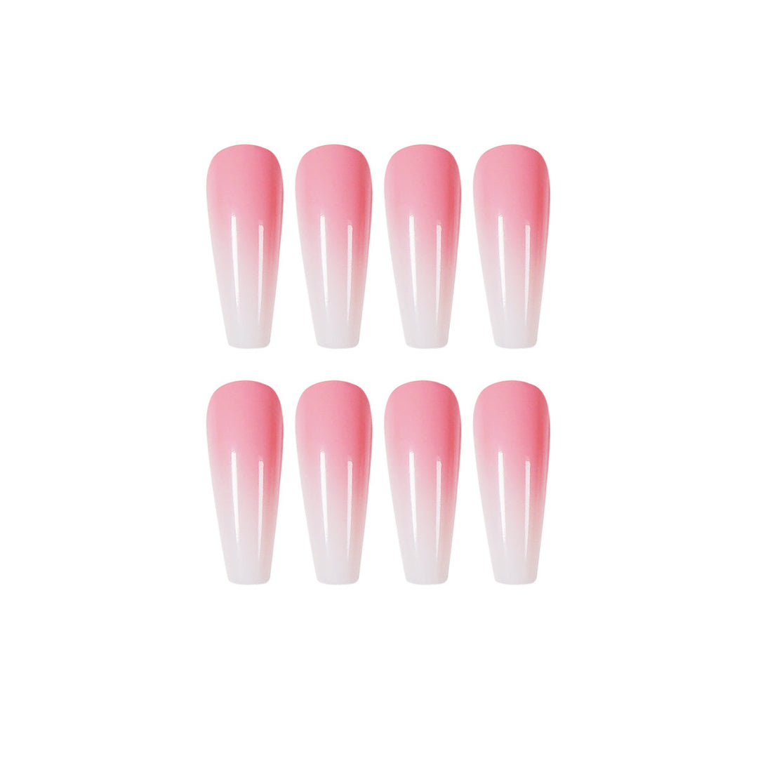 Nail set with stylish ombre design Kalsten