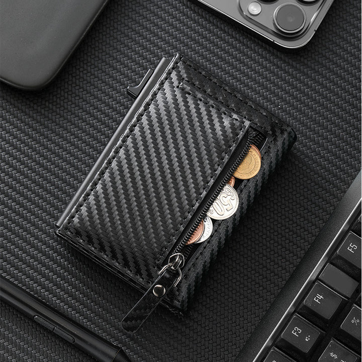 Carbon Fiber Zip Wallet Kalsten