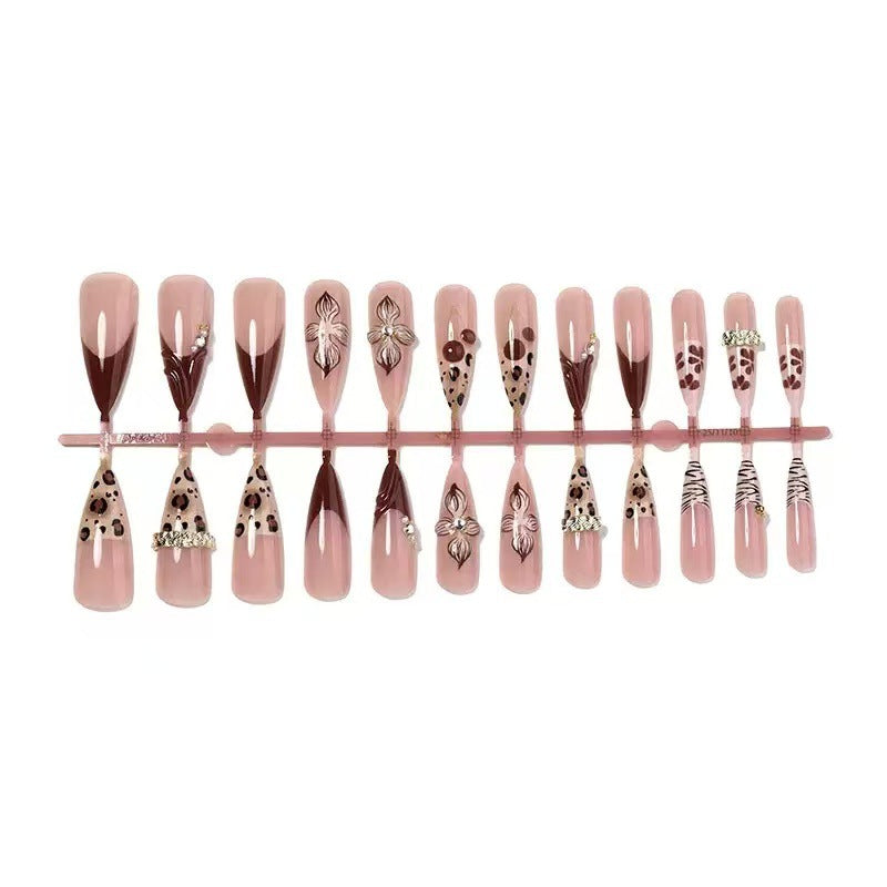 Artistic Decorative Stiletto Press-On Nails Kalsten
