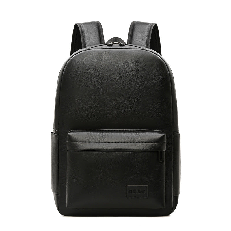 Leather Textured Backpack Kalsten