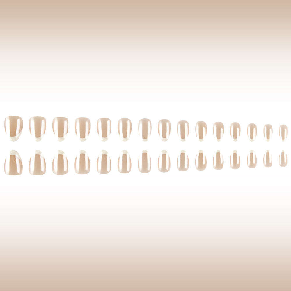French Tip Press-On Nails Kalsten