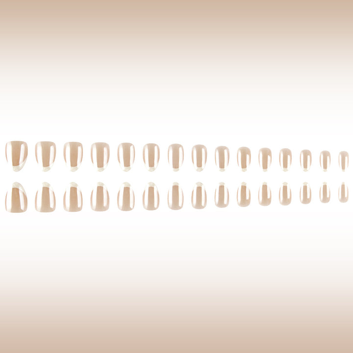 French Tip Press-On Nails Kalsten