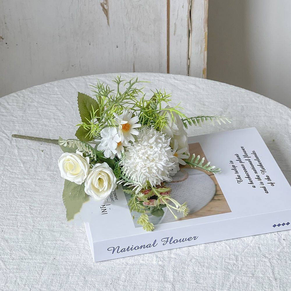 Faux Flower Bouquet Arrangement