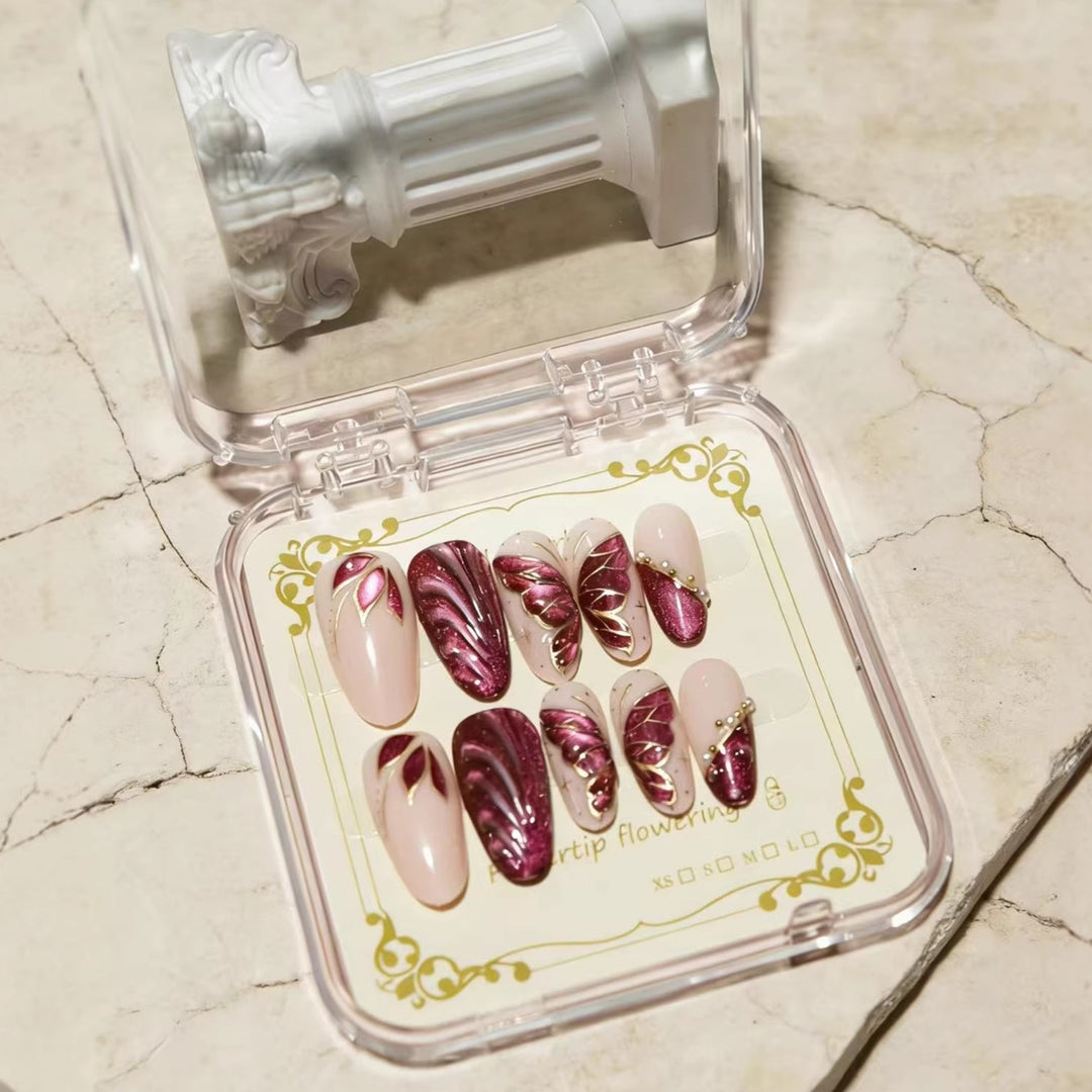 Decorative Press-On Nail Art Extensions Kalsten