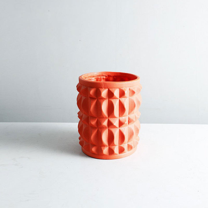 Textured Decorative Ceramic Vase