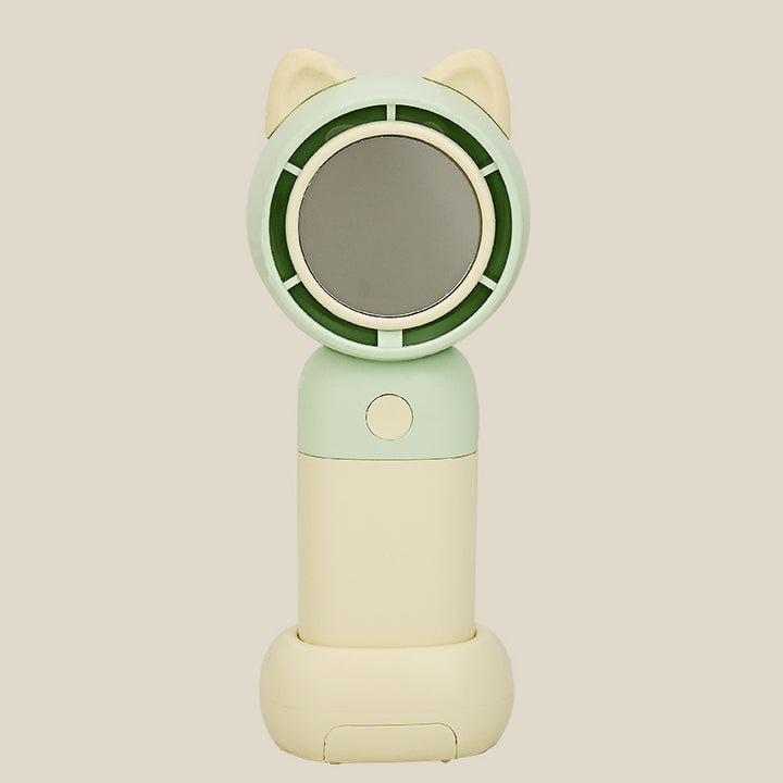 Women portable hand fan with cute cat ears design Kalsten