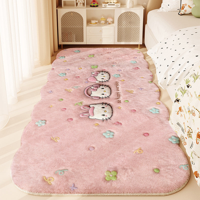 Playful Cartoon Character Area Rug