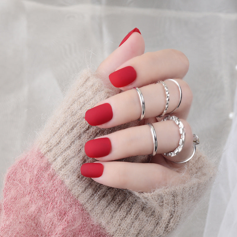 Matte Press-On Nail Set Kalsten