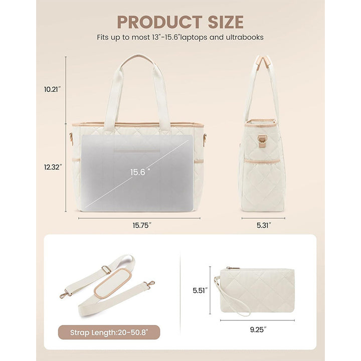 Elegant and roomy shoulder bag with structured quilting Kalsten