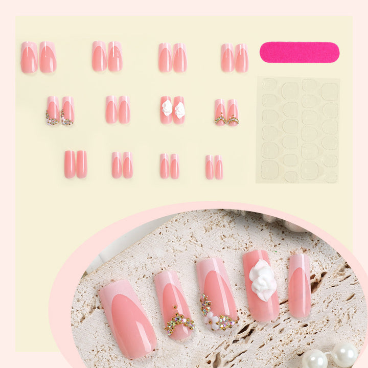 Decorative Floral Press-On Nails kalsten