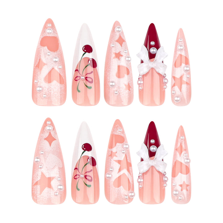 Artificial Nail Art with Festive Designs Kalsten