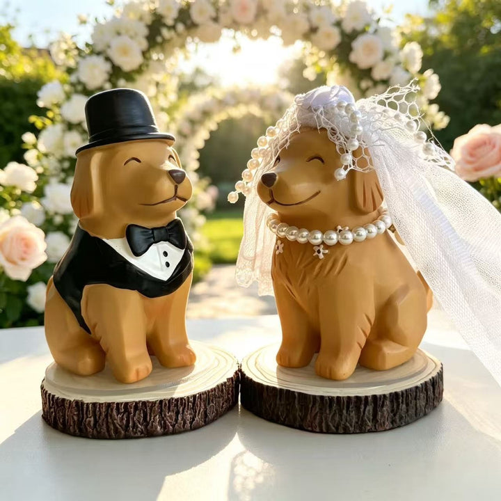 Wedding Dog Figurines Kalsten