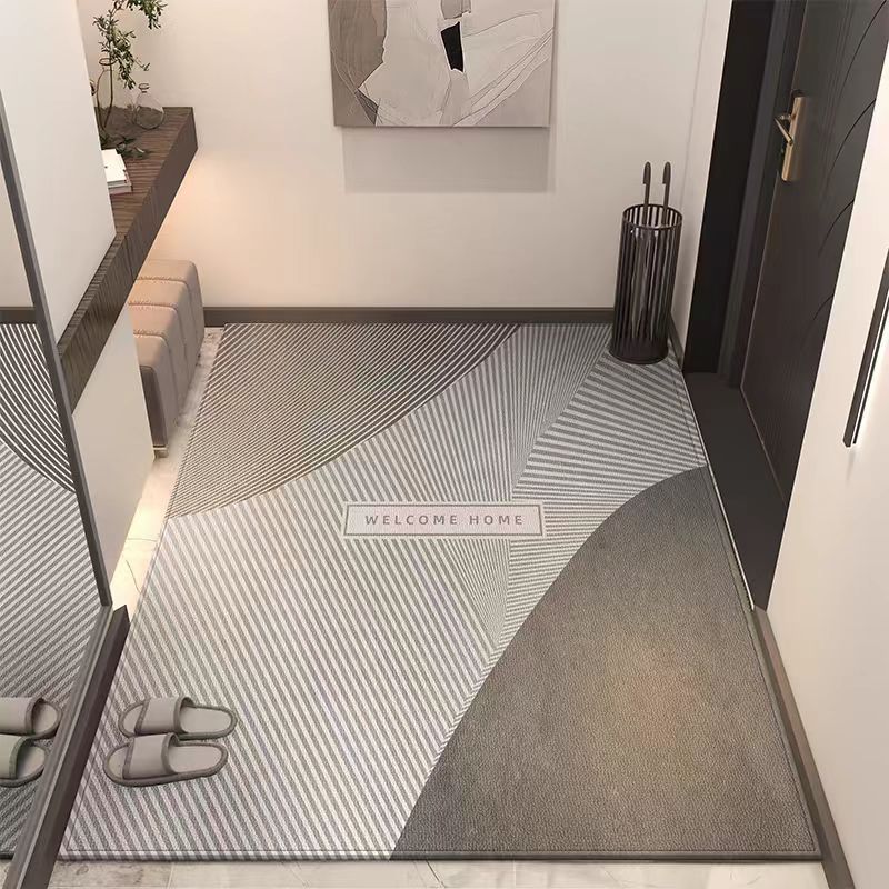 Geometric Patterned Non-Slip Entrance Mat