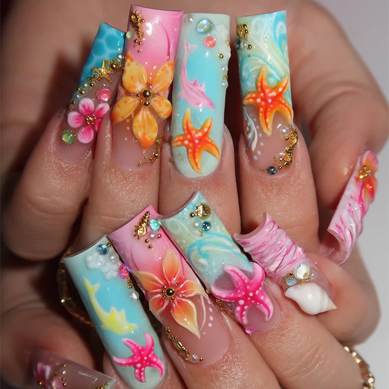 Artisan Decorative Nail Tips Kalsten