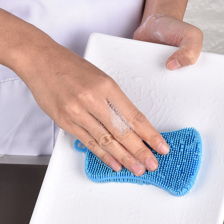 Silicone cleaning sponge with ergonomic design Kalsten